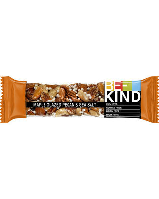 BEKIND BAR MAPLE GLAZED PECAN & SEA SALT 40GR