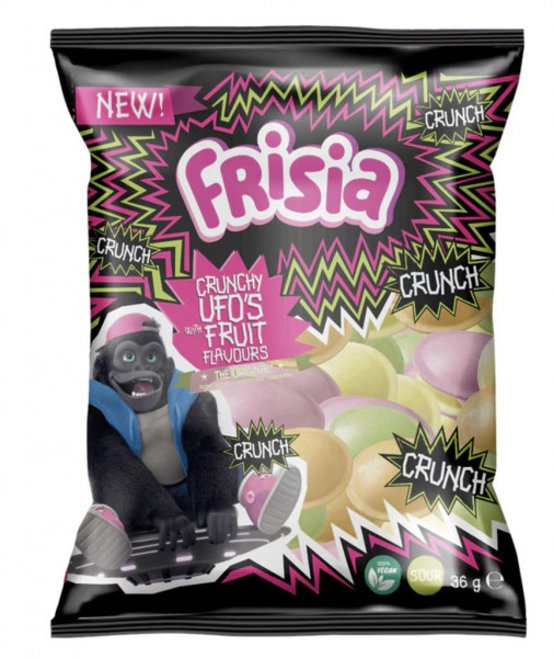 Frisia ufo crunchy fruit 16x36gr Frisia ufo crunchy fruit 16x36gr