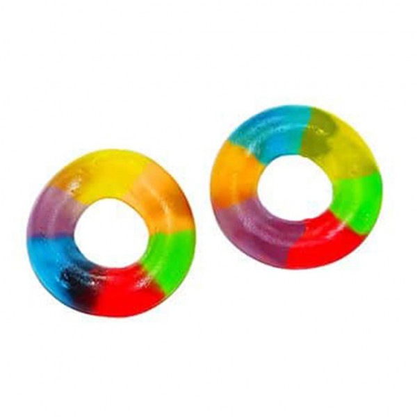 Dulceplus multicolour rings 1kg (halal)