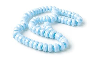Candyville dextrose snoepketting blauw 60stuks 1kg