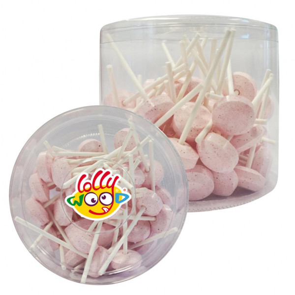 Lollywood dextrose roze lolly's 500g
