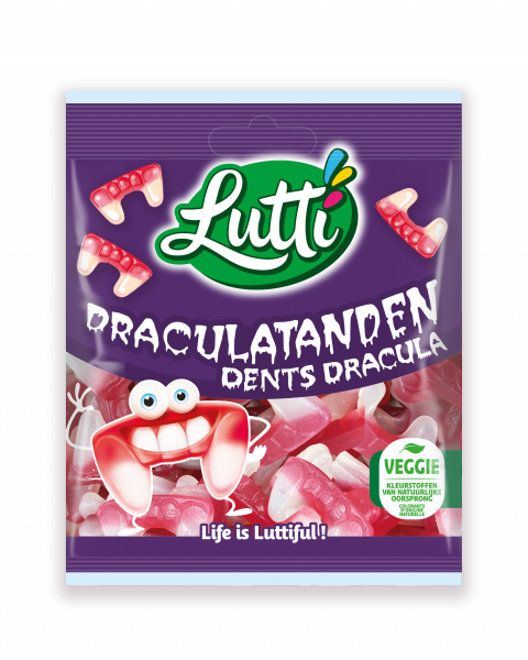 Lutti draculatanden 80gr (12st)
