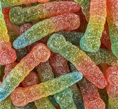 Haribo rainbow fizz wormen (3kg)